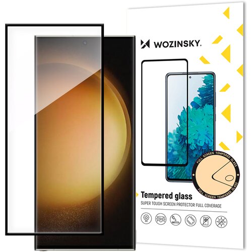 HURTEL 9H kaljeno steklo za Samsung Galaxy S24 Ultra s črnim okvirjem Full Glue, (21533984) Cene