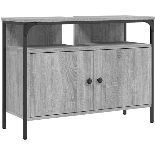 Maison Chic Omarica za umivalnik - Umivalniška omarica siva sonoma 80x30x60 cm inženirski les, (21758978) Cene