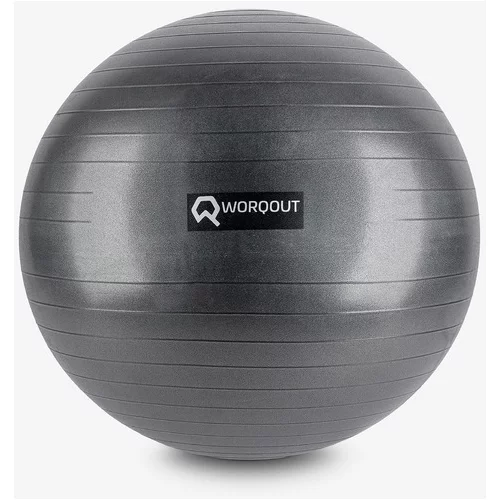Worqout 65cm Gimnastična žoga Črna