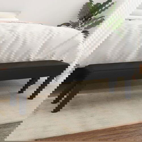 vidaXL Klupa crni 100x30x30 cm od umjetne kože Cijene