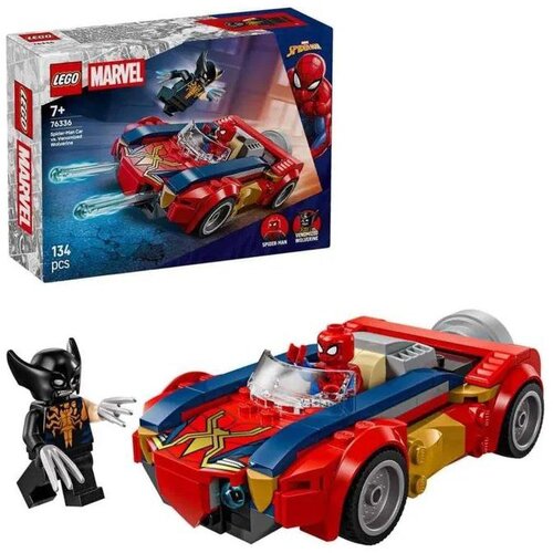 Lego Marvel Spider-Man Car vs Venomized Wolverine 76336 Slike