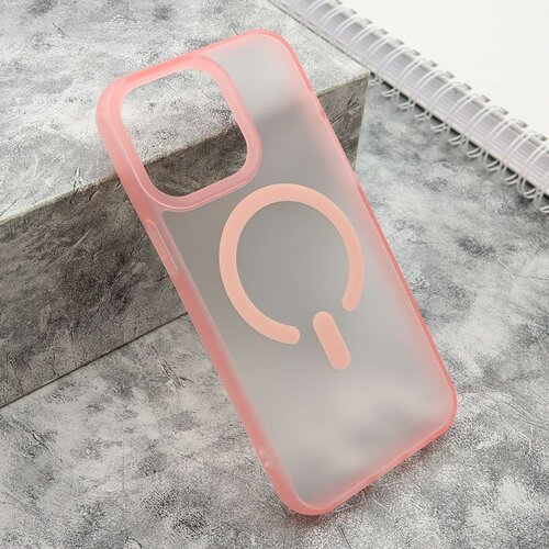 maska blurry magsafe za iphone 15 pro max/ roza Slike