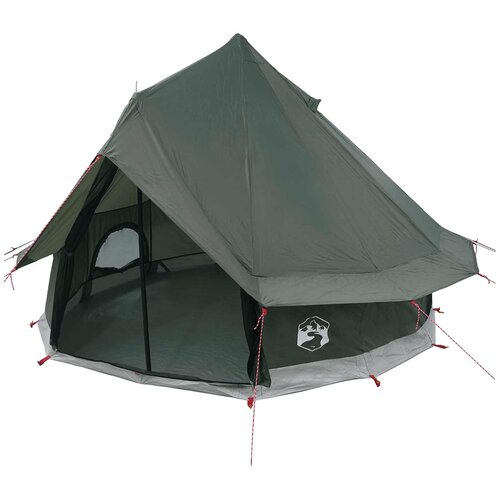 vidaXL Tipi &scaron;otor Voja&scaron;ka zelena 250 x 250 cm Poliester in jeklo, (5000309644) Cene