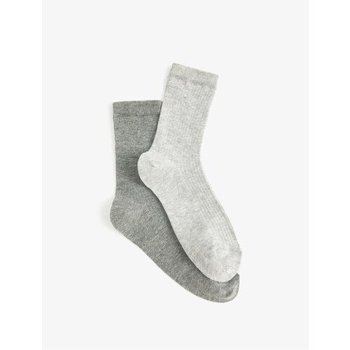 Koton Basic Set of 2 Socks Multi Color Textured Cene
