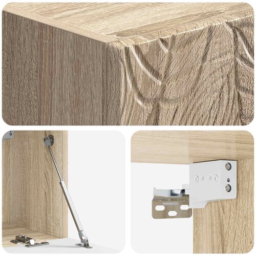  ormar za zid 78,5 x 41 x 30 cm Hrast sonoma Slike