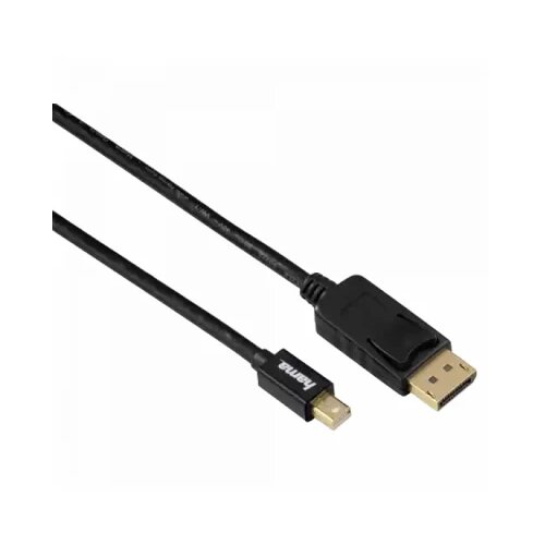 Hama Kabl mini DP na DP v1.2, 1.8m 4K 60Hz gold plated, double shielded 54563 Slike