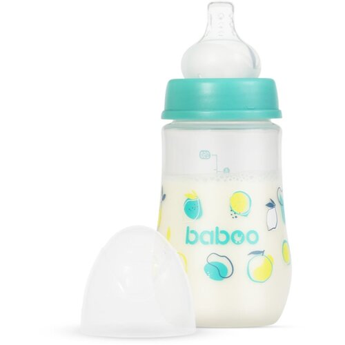 Baboo Anti-colic Feeding Bottle bočica protiv kolika Lagoon Fiesta, 3 m+ 250 ml Slike