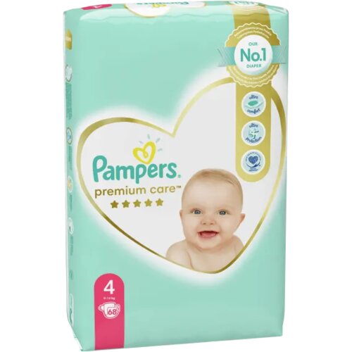 Pampers pelene premium JP 4 maxi 8-14kg 68kom Slike