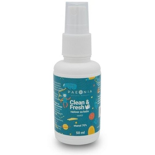 Paeonia Rastvor za dezinfekciju kože Clean &amp;amp; Fresh Blue, 50 ml Slike