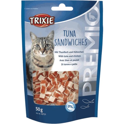 Trixie Poslastica za mace sa tunjevinom Tuna Sandeiches, 50 g Slike