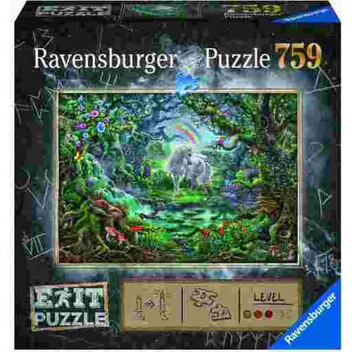 Ravensburger puzzle - Jednorog na reci - 759 delova Slike