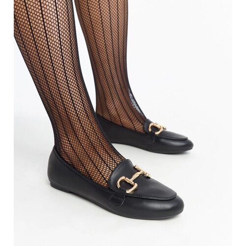 Gemre Black moccasins with a buckle Tanja Cene