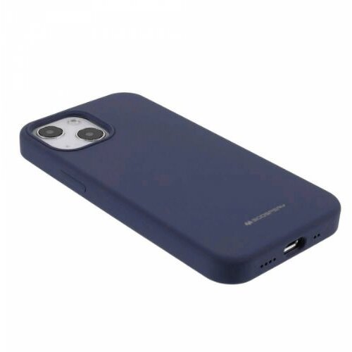 Goospery soft feeling silikonski ovitek za iphone 13 pro - temno moder Slike