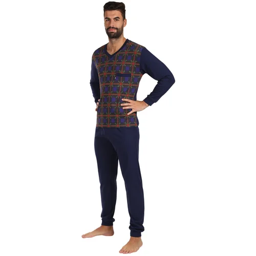 Foltýn Men's pajamas oversized dark blue