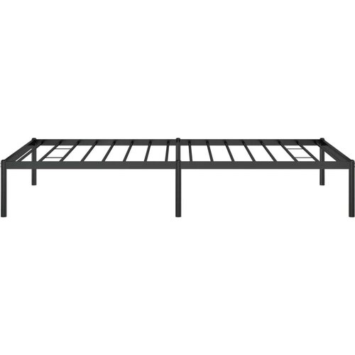 VidaXL Metalni okvir za krevet crni 100 x 190 cm Slike