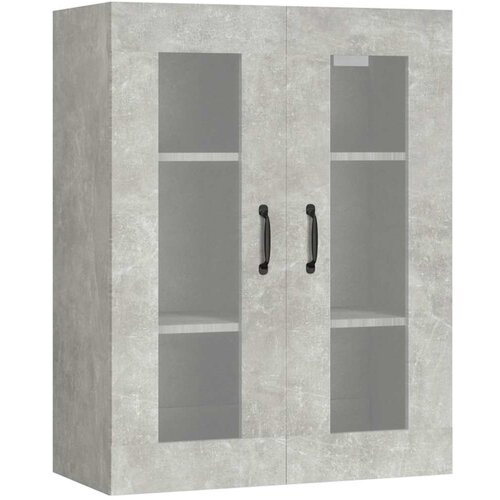  zidni ormarić siva boja betona 69,5 x 34 x 90 cm Slike