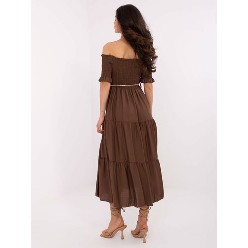 Italy Moda Dress-MI-SK-A2609.96-brown Cene