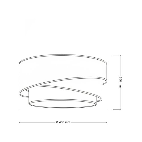 Brilagi plafonsko svetlo trio 1xE27/60W/230V &amp;oslash; 40 cm braon/bež/bela Slike