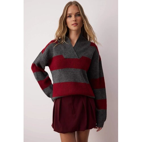 TRENDYOLMILLA ženski duks Twoaw26Kz00152, burgundac-bordo Cene