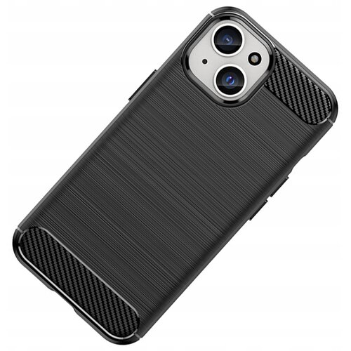 HURTEL Futrola Carbon Shield TPU za Apple iPhone 15 Plus - Crna Cene