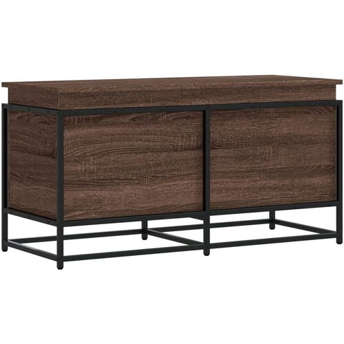 VidaXL Kutija za pohranu s poklopcem 100x40x51,5 cm konstruirano drvo Slike