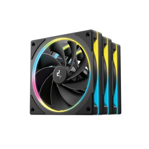 DeepCool Ventilator za ohi&scaron;je FL12R SE 3-IN-1, ARGB, PWM, 120mm, 3 Pack, črn Cene