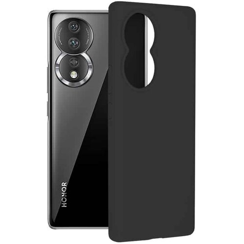  Techsuit Soft Edge Silicone maska za Honor 80 -crna Cene