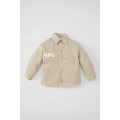 Defacto Baby Boy Printed Gabardine Shirt Cene