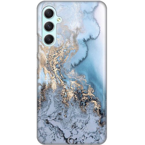 Silikonska maska za samsung A346B galaxy A34 5G blue gold marble print šarena Slike