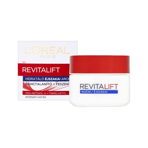 L&amp;acute;Or&amp;eacute;al Paris Revitalift noćna krema za učvr&amp;scaron;ćivanje protiv bora za sve tipove kože 50 ml Slike