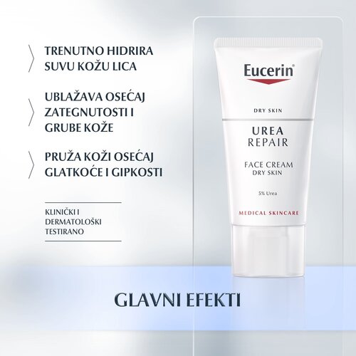 Eucerin dnevna krema za lice sa 5% uree 50ml Slike