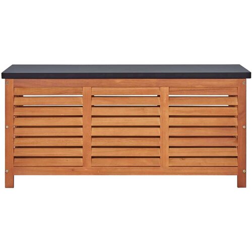  Kutija za pohranu 117x50x55 cm masivno drvo eukaliptusa Slike