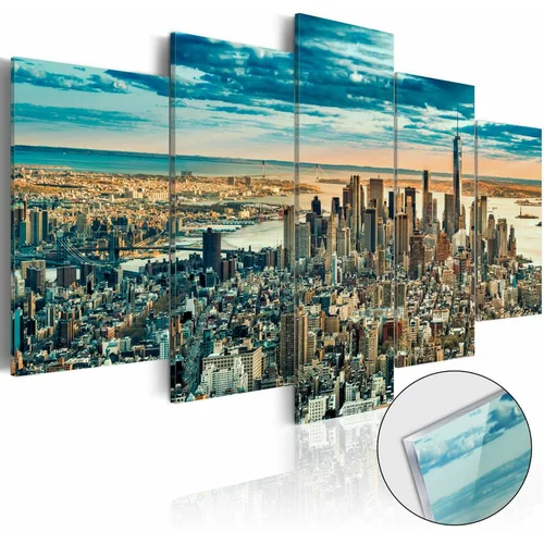 Slika na akrilnom staklu - NY: Dream City [Glass] 200x100