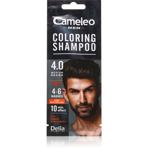 Delia Cosmetics Cameleo Coloring Shampoo &amp;scaron;ampon za toniranje za kosu za mu&amp;scaron;karce 15 ml Slike
