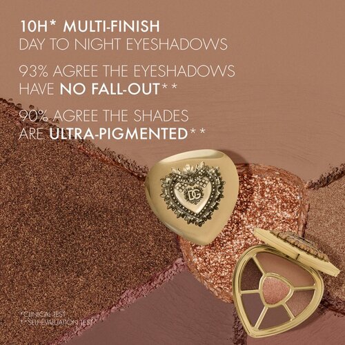 Dolce &amp;amp; Gabbana Flawless Ever Icon Eye Palette paleta sjenila za oči nijansa 01 Amber Venus - Iconic Browns 6.5 g Slike