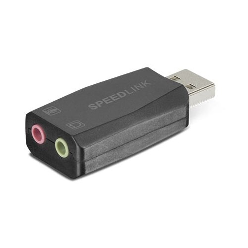 Speedlink Zvučna kartica VIGO USB Sound Card, black, SL-8850-BK-01 Cijene