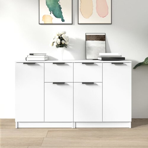 VidaXL Komode 2 kom bijele 60 x 30 x 70 cm od konstruiranog drva Slike