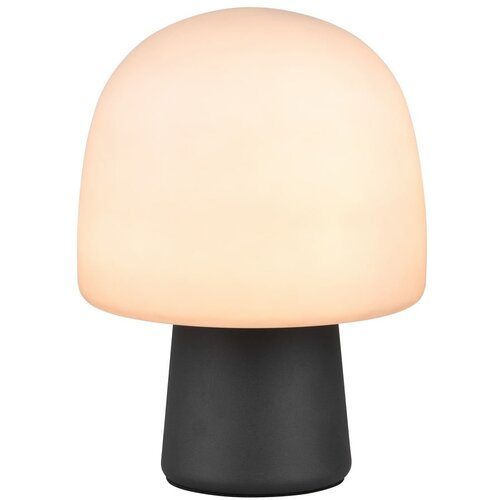  Crno-bijela stolna lampa sa staklenim sjenilom (visina 27 cm) Steen – Cijene