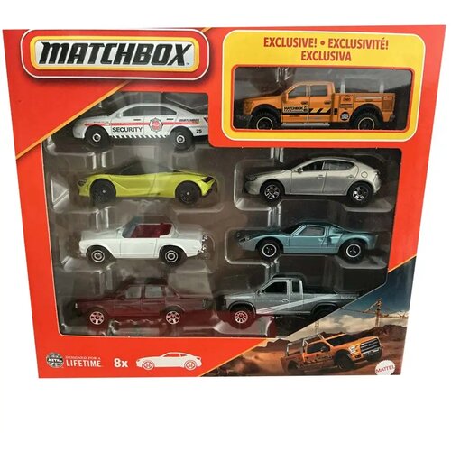 Mattel Matchbox: komplet 8 malih avtomobilčkov z ekskluzivnim Ford F-150 SVT Raptor avtom &ndash; Cene