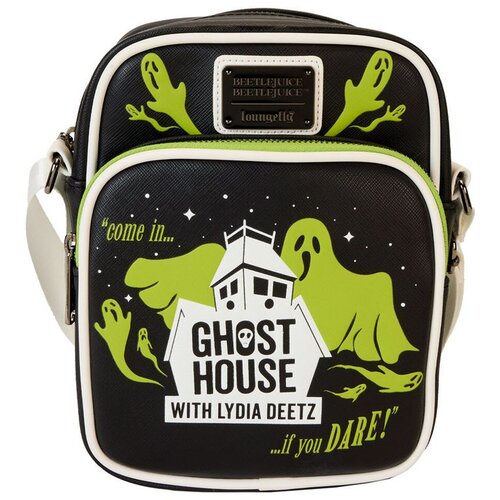 Loungefly Beetlejuice 2 Torba za rame Ghost House Slike
