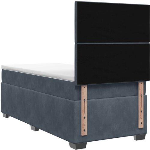  Boxspring krevet s madracem Tamnosiva 80 x 200 cm Bar&amp;scaron;un Slike