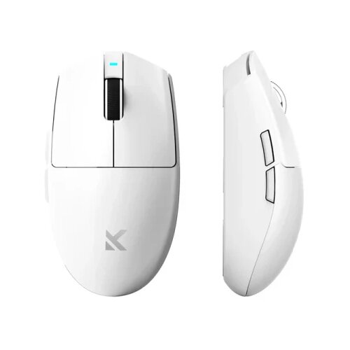 MCHOSE bežični gaming mi&amp;scaron; G3 V2 White/PAW3311/800mAh/Omron mechanical Slike