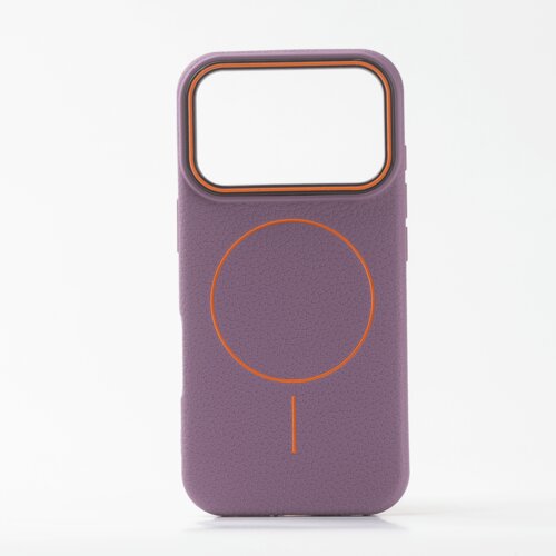  LICHI leather magsafe maska za iPhone 17 PRO MAX Purple Cene
