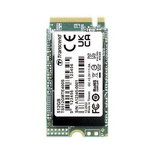 Transcend MTS400S 512 GB interni M.2 PCIe NVMe SSD 2242 PCIe NVMe 3.0 x4 Slike