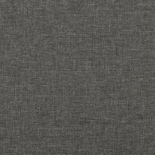  Okvir za krevet s oprugom tamnosivi 180x200 cm od tkanine Slike