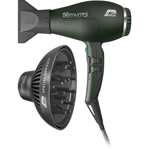 Parlux Digitalyon + Magic Sense sušilec za lase + difuzor Antracit Cene