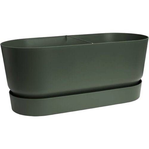 ELHO greenville terrace trough 80 cm wheels - listnato zelena Cene