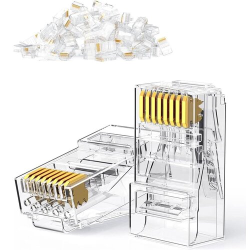 Ugreen RJ45 konektori NW120, Cat6, 8P8C, 50 Komada Slike