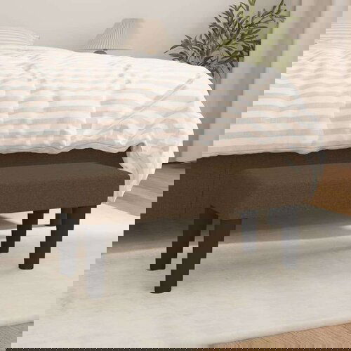  Klop temno rjava 70x30x30 cm blago Slike