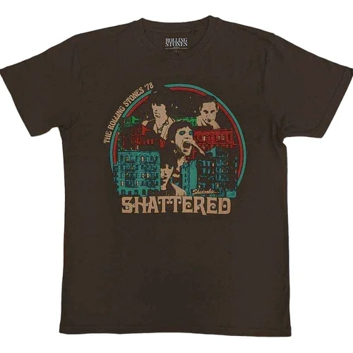 The Rolling Stones Košulja Some Girls Shattered Unisex Brown M